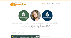 Desktop Screenshot of madebypumpkin.com
